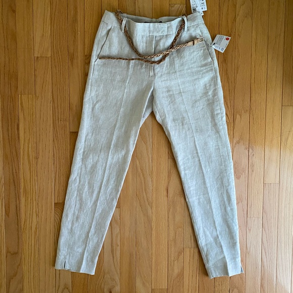 Zara basic Linen pants - Picture 1 of 9